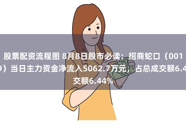 股票配资流程图 8月8日股市必读：招商蛇口（001979）当日主力资金净流入5062.7万元，占总成交额6.44%