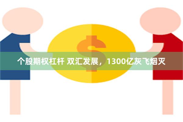 个股期权杠杆 双汇发展，1300亿灰飞烟灭