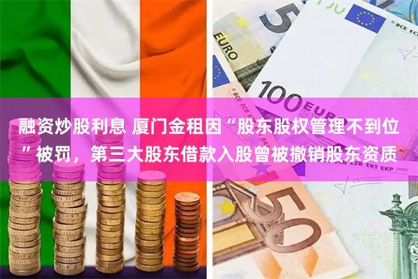 融资炒股利息 厦门金租因“股东股权管理不到位”被罚，第三大股东借款入股曾被撤销股东资质